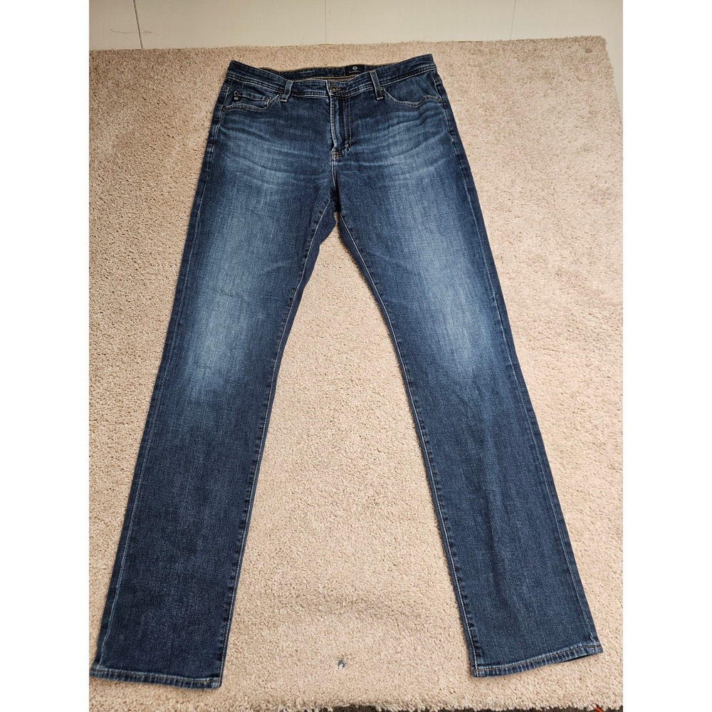 AG Adriano Goldschmied The Everett Slim Straight Jeans Blue 33x34 1704NSRWTS 34